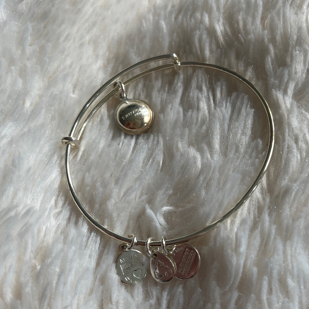 ALEX & ANI BIRTHSTONE CHARM BANGLE - Picture 3 of 6